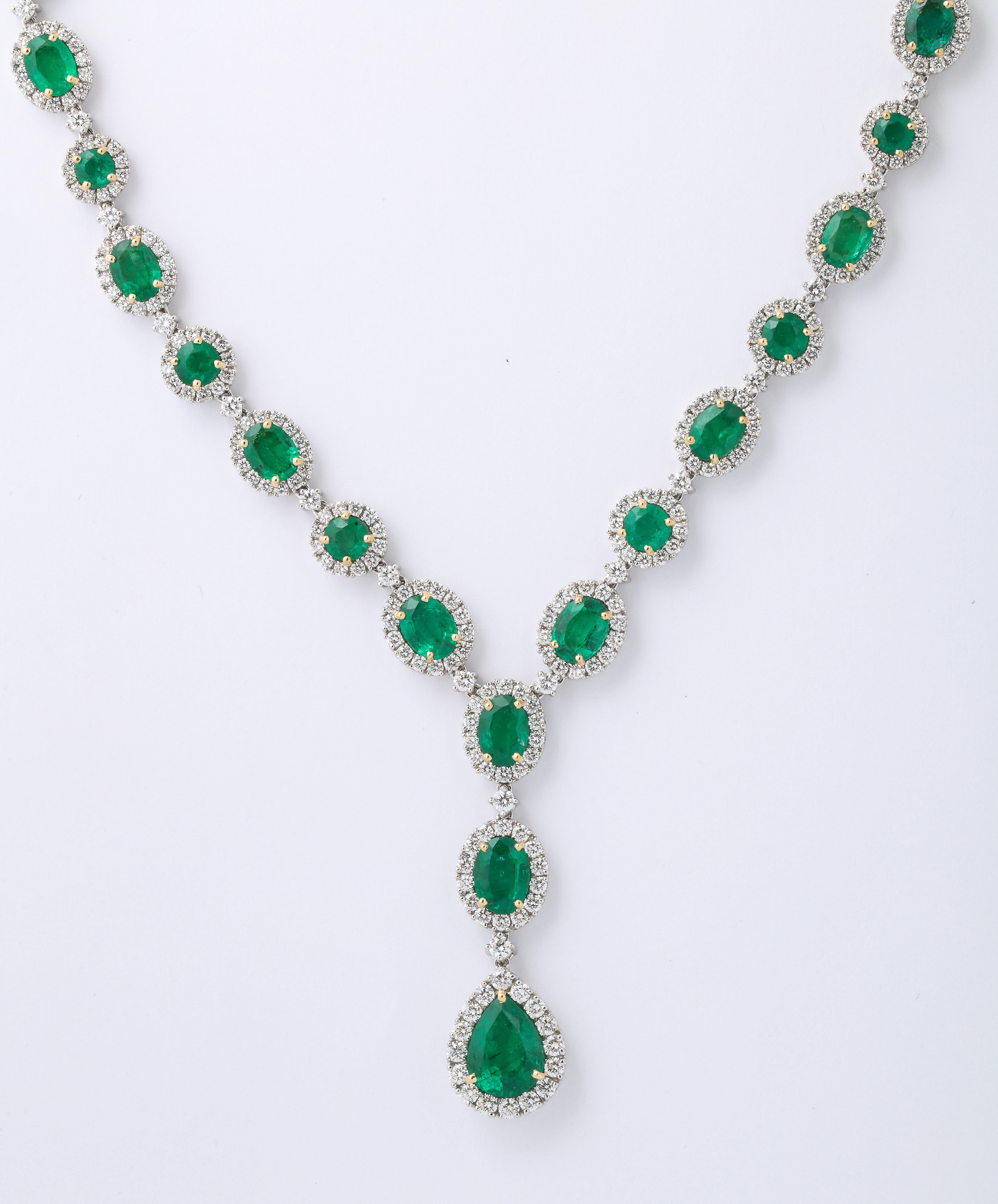 Imperial Green Diamond Necklace — REENA AHLUWALIA